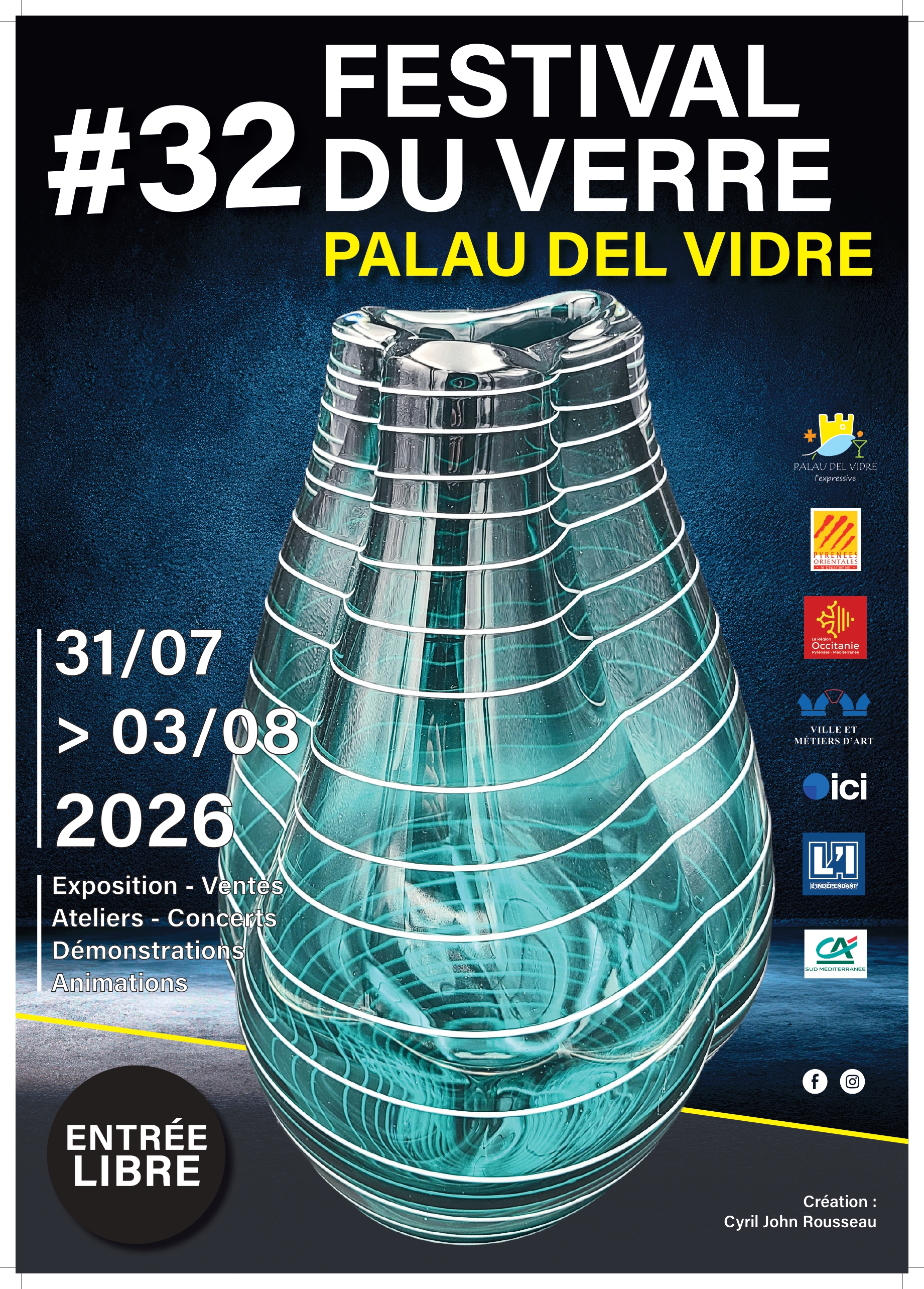 32e festival du verre de Palau del Vidre
